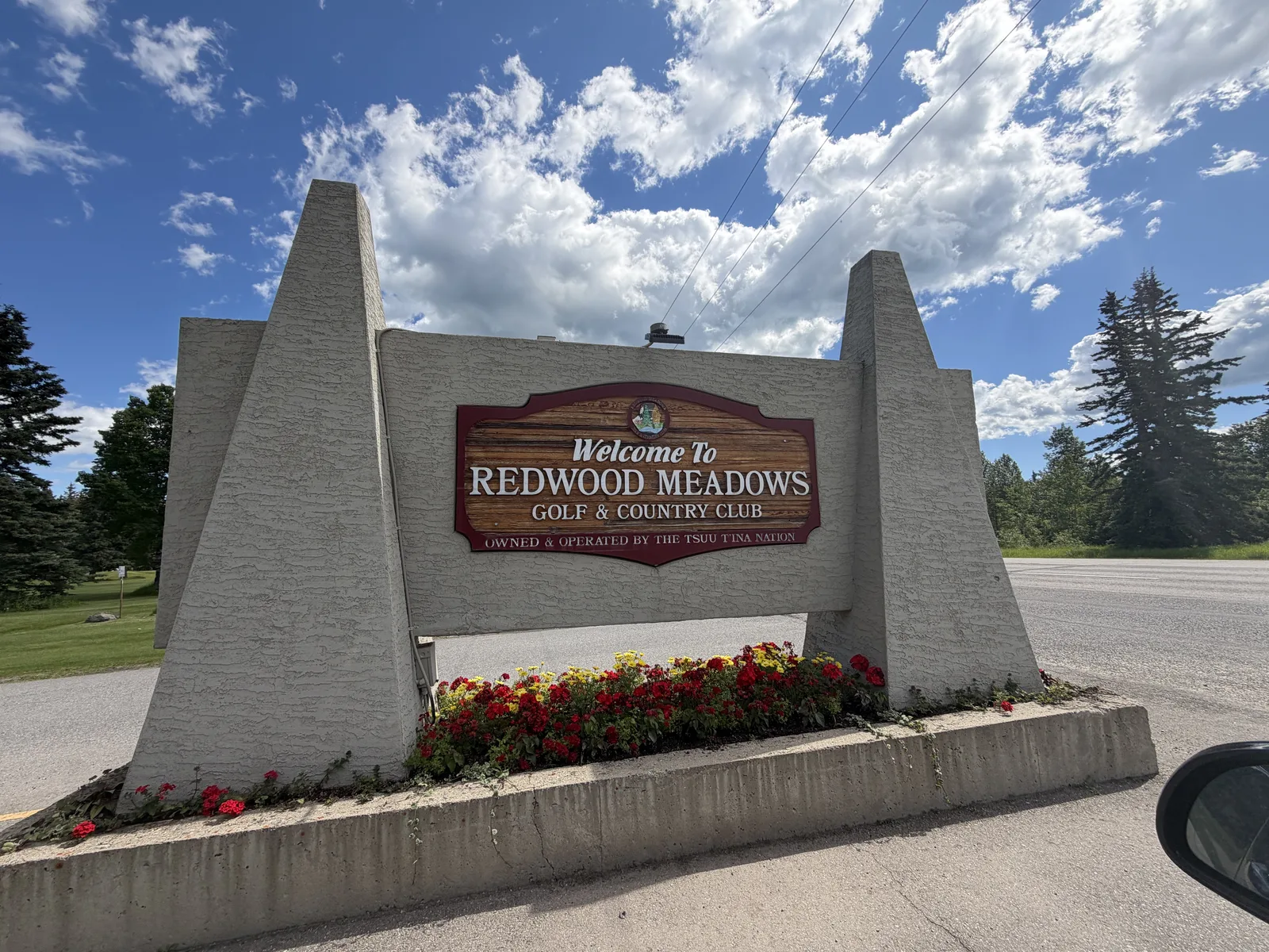 Redwood Meadows forested townsite near Cochrane, Alberta